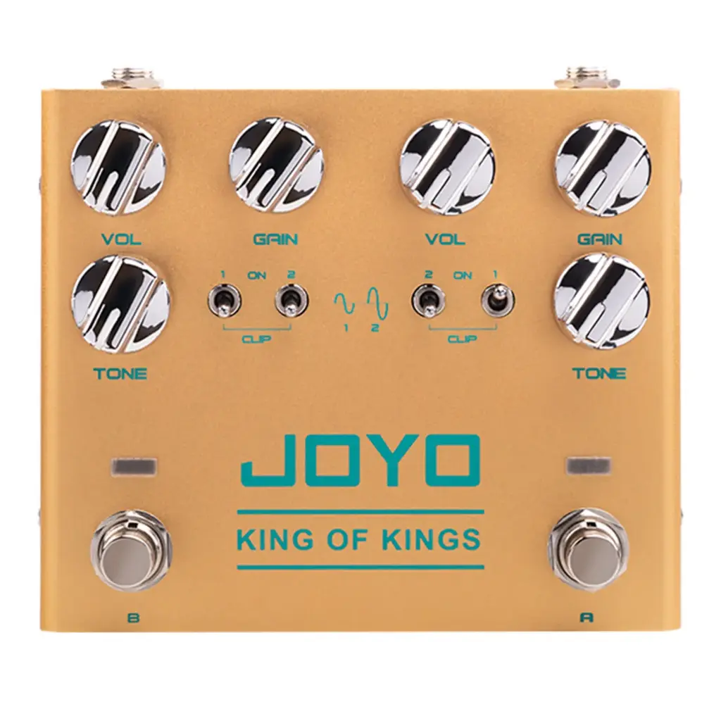 JOYO King of Kings R-20 Dual Crunch Pure Analog Circuit Overdrive Effect Pedal