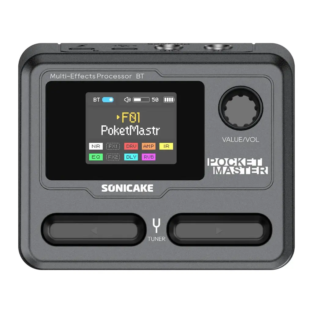 SONICAKE Pocket Master Portable Multi Effects Pedal
