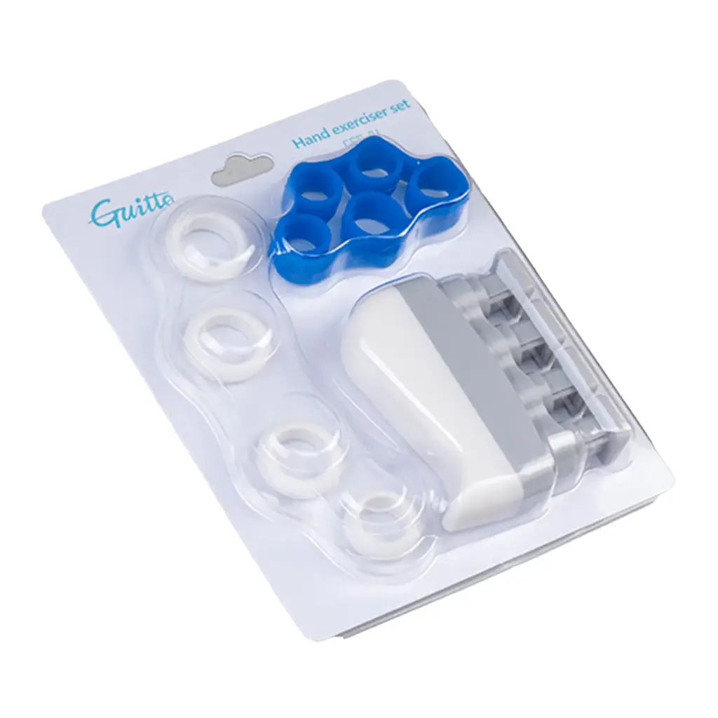 Guitto GFE-01 Finger Hand Excerciser Set Workout Kit for Piano Arthritis Therapy