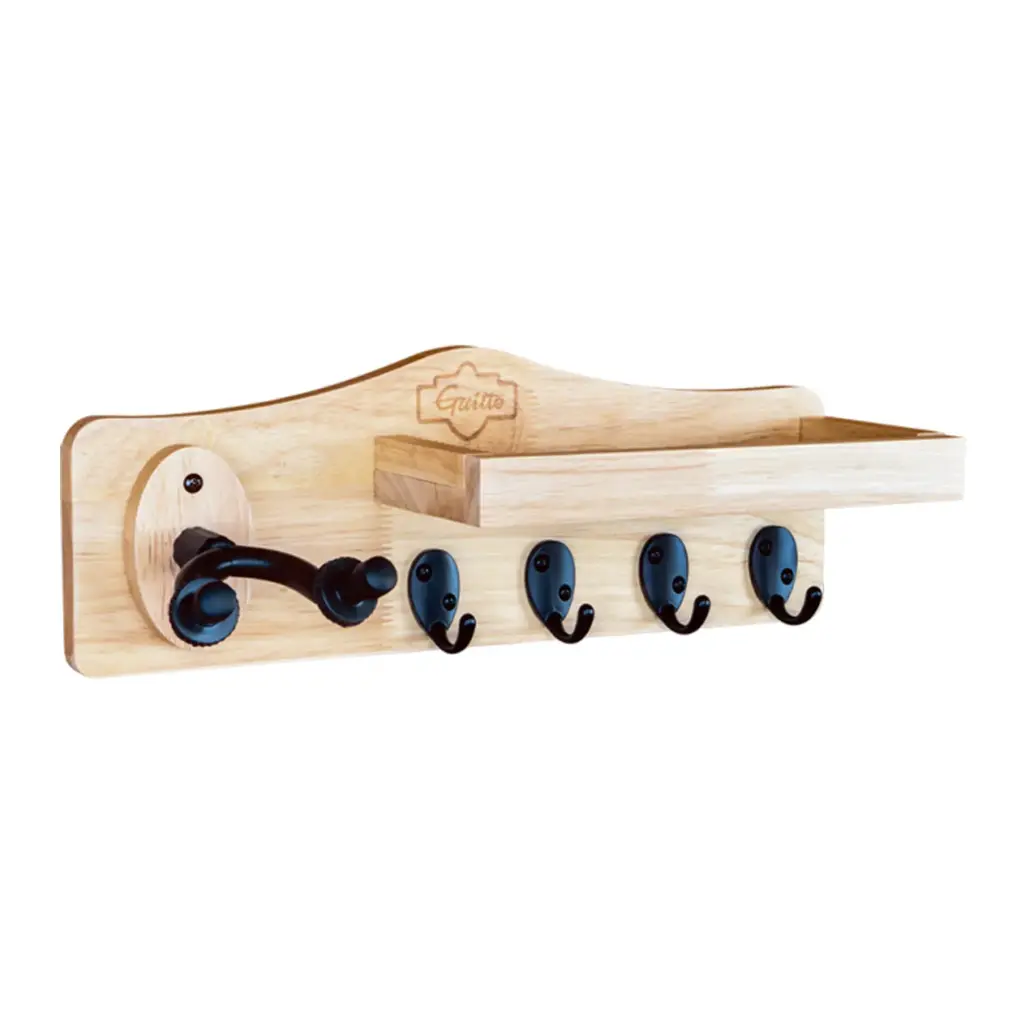 Guitto GGS-09 guitar wall hanger with special space for accessories