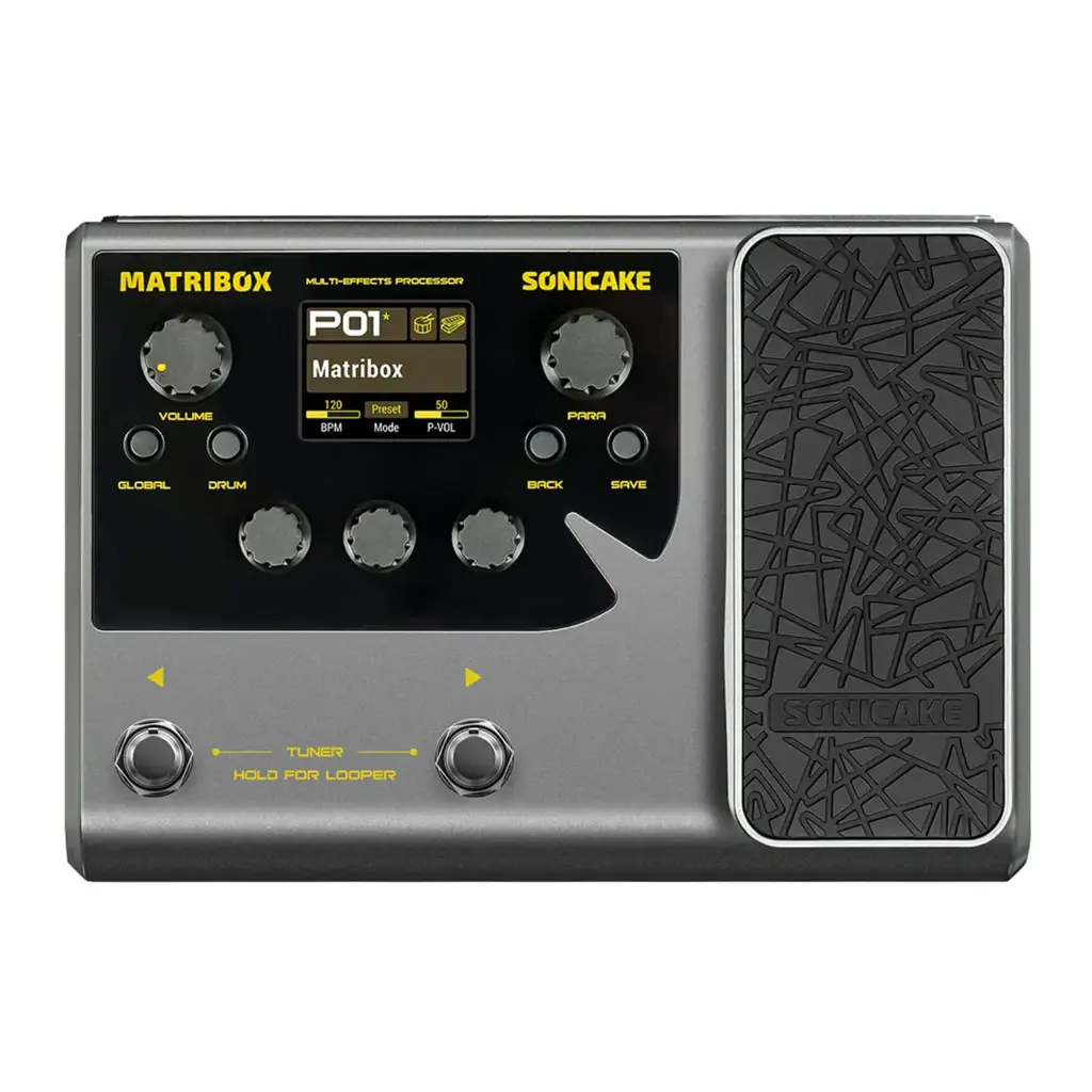 SONICAKE Matribox Guitar Multi-Effects Processor with Expression Pedal