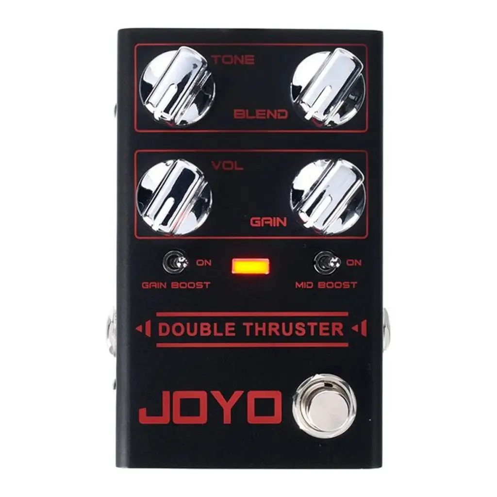 JOYO DOUBLE THRUSTER R-28 High Gain Overdrive Effect Pedal for Bass Guitars